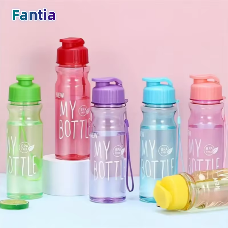 Sports Equipment Names - 1pc 500ML Transparent Flip Top Water
