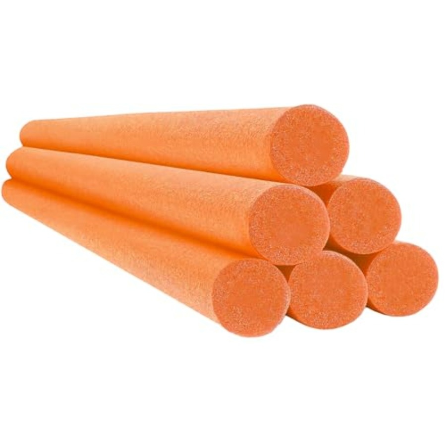 Foam Pool Noodle - Orange Pool Noodles Swimming Solid Core