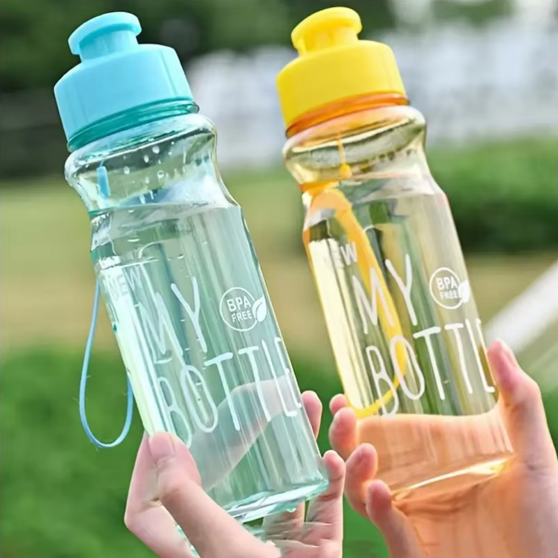1pc 500ML Transparent Flip Top - Sports Equipment Names review and price