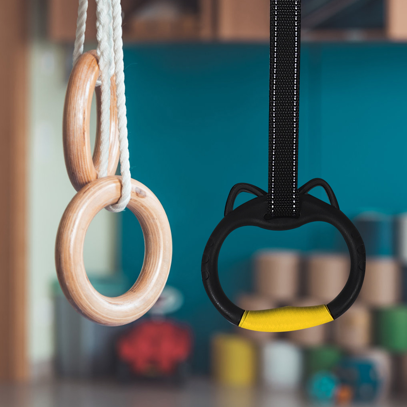 1 set 1 Set Gymnastics Rings F - Sports Equipment Names review and price