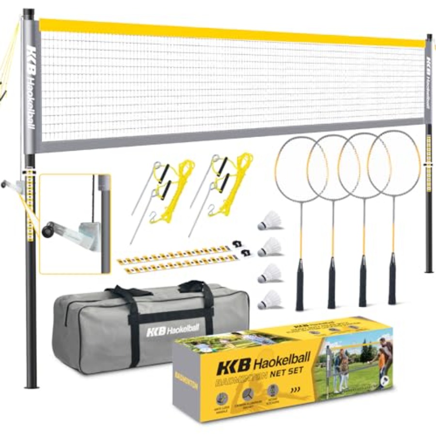 Backyard outdoor badminton set - Badminton Racket Carbon review and price