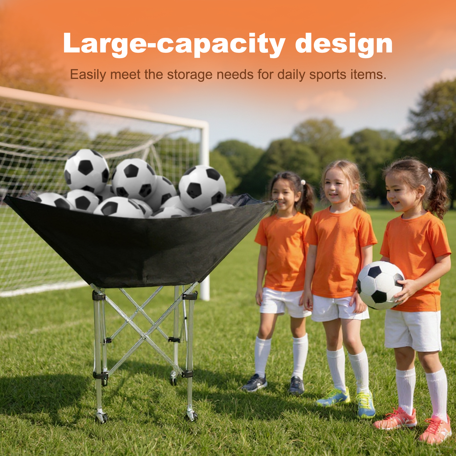 Collapsible Hammock Ball Cart  - Sports Equipment Organizer Garage review and price