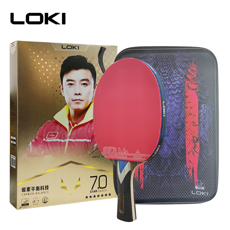 Loki 7 Star Table Tennis Racke - Badminton Racket Carbon review and price