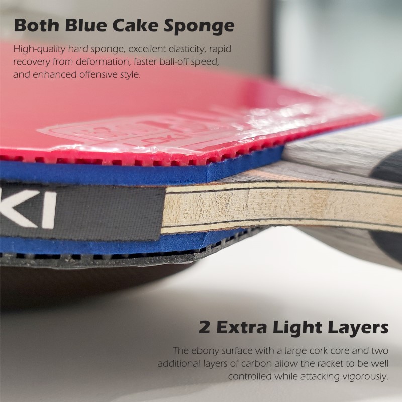 Loki 7 Star Table Tennis Racke - Badminton Racket Carbon review and price