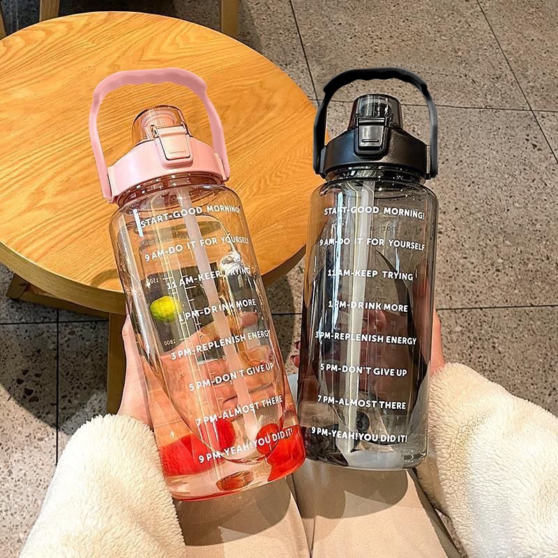 2 Liters Straw Plastic Water B - Sports Equipment Names review and price