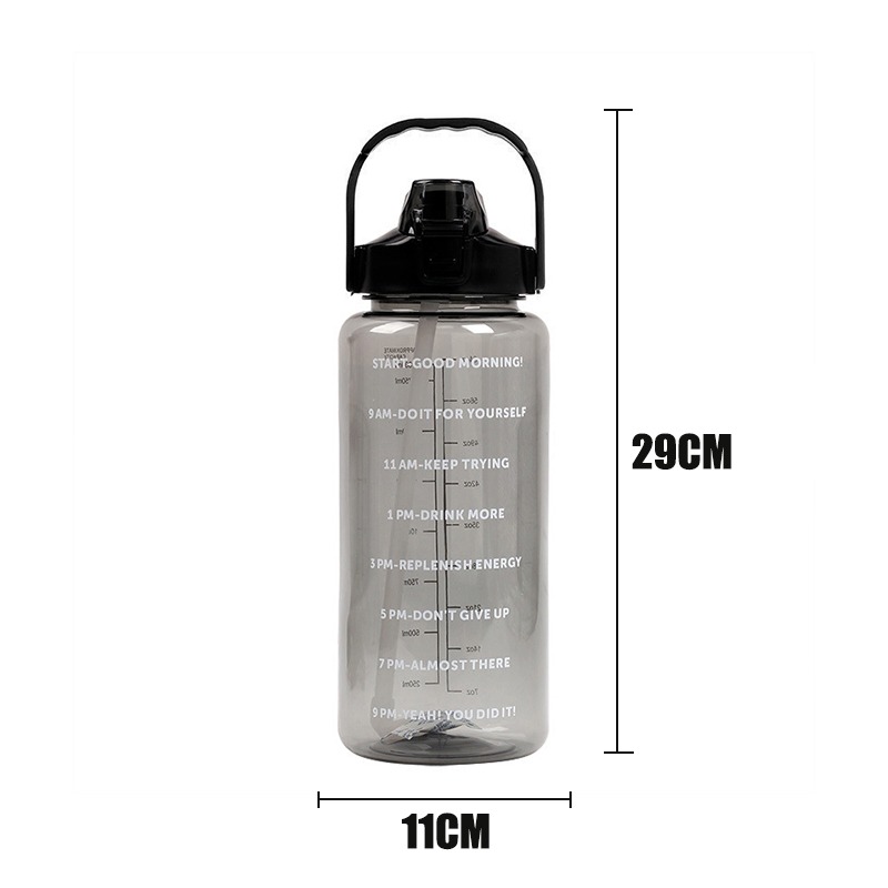 2 Liters Straw Plastic Water B - Sports Equipment Names review and price