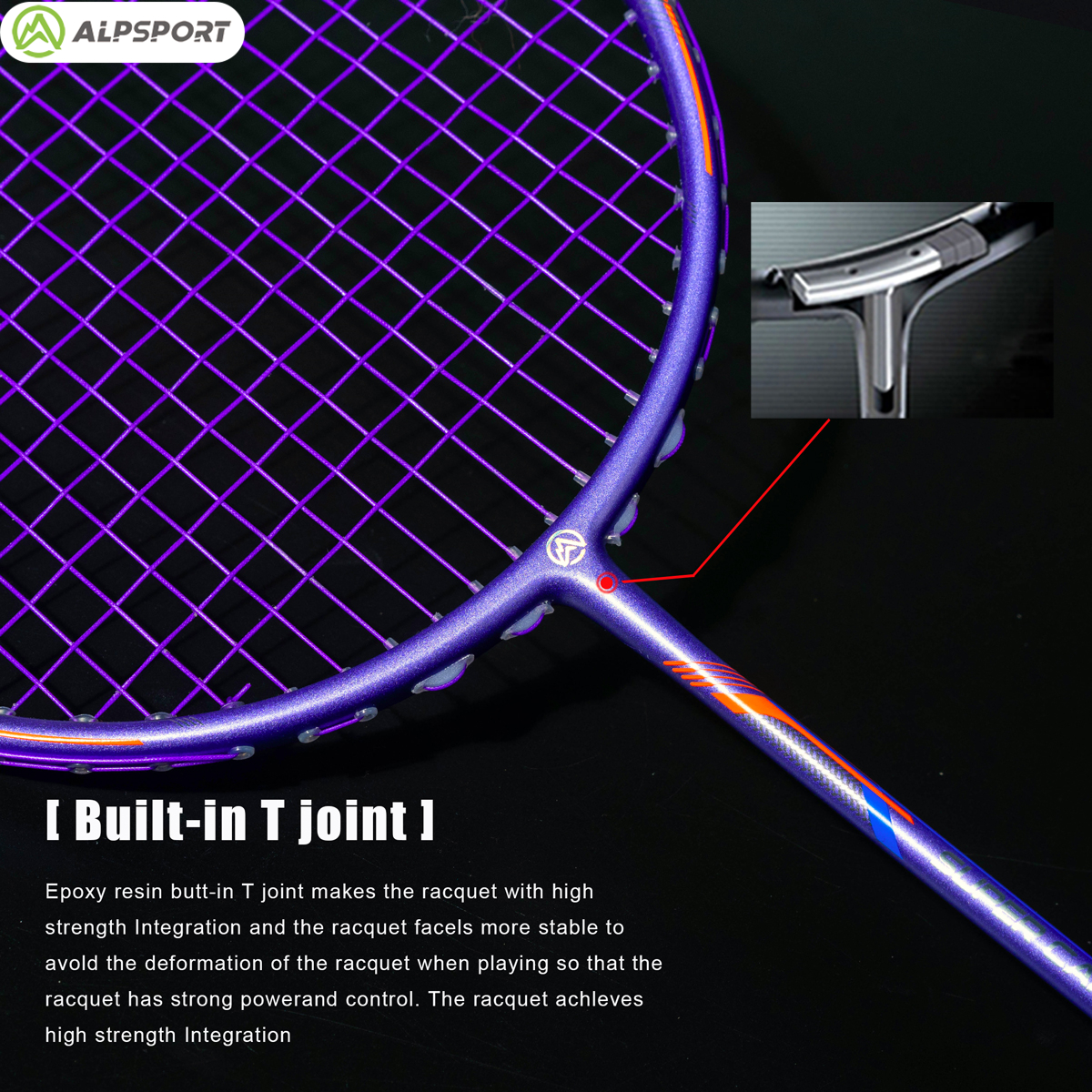 Alp GJ 10U Ultralight 52g T800 - Badminton Racket Carbon review and price