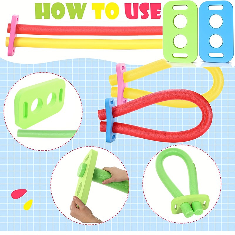With 2 Cross Holes Swim Noodle - Foam Pool Noodle review and price