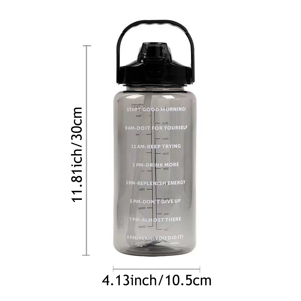 1pack 2L Water Bottle with Tim - Sports Equipment Names review and price
