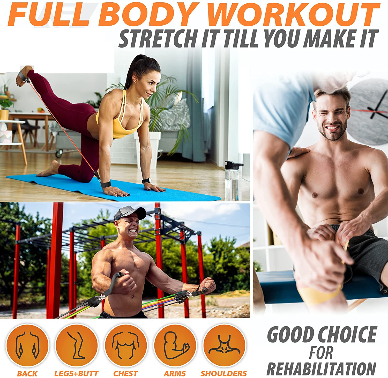 300lb Fitness Booty Resistance - Sports Equipment Near Me review and price